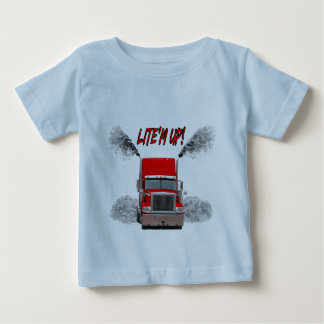 Baby Shirt met "LITE'M UP!" design