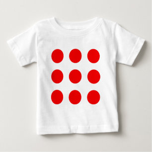 Baby Shirt met Rode Polka-Stippen