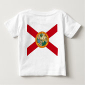 Baby Shirt met vlag van Florida (Achterkant)