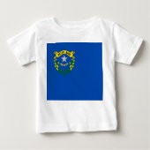 Baby Shirt met vlag van Nevada (Voorkant)