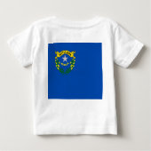 Baby Shirt met vlag van Nevada (Achterkant)