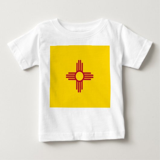 Baby Shirt met vlag van New Mexico (Voorkant)
