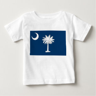 Baby Shirt met vlag van South Carolina
