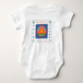 Baby-Shirten ontwerpsucces Romper (Achterkant)