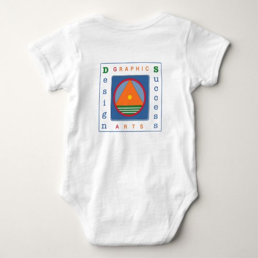 Baby-Shirten ontwerpsucces Romper (Achterkant)