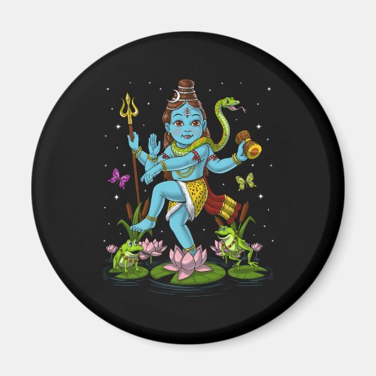 Baby Shiva Nataraja Magneet (Voorkant)