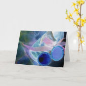 Baby Shoe Art Kaart (Gele Bloem)