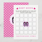  Baby Shoes Baby shower Bingo spel Kaart (Voorkant / Achterkant)
