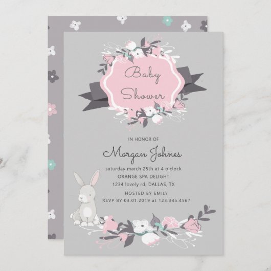 Baby shower (Voorkant / Achterkant)