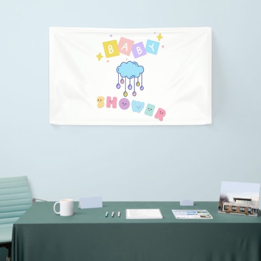 Baby Shower 3x5 Vinyl Spandoek (Beurs)
