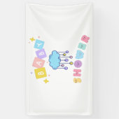 Baby Shower 3x5 Vinyl Spandoek (Verticaal)