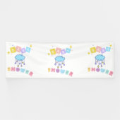 Baby shower 4x12 Vinylbanner Spandoek (Horizontaal)