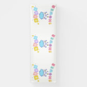 Baby shower 4x12 Vinylbanner Spandoek (Verticaal)