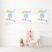 Baby shower 4x12 Vinylbanner Spandoek (Insitu)
