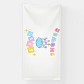 Baby Shower 4x8 Vinyl Spandoek (Verticaal)