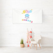 Baby Shower 4x8 Vinyl Spandoek (Insitu)