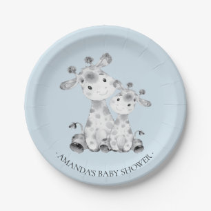 Baby shower 7-inch Bord voor Giraffes