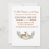 Baby Shower :A Little Pumpkin is on the Way Kaart (Voorkant)