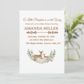 Baby Shower :A Little Pumpkin is on the Way Kaart (Staand voorkant)