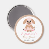 Baby shower Aangepaste Neutrale Puppy Magneet (Voorkant / Achterkant)