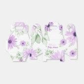 Baby shower Aangepaste Violet Waterverf Flowers Bedankdoosjes (Uitgevouwen)