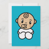 Baby Shower Aankomst Viering Save The Date (Achterkant)