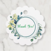 Baby shower aanpassen bedankjes labels (Achterkant)