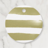 Baby shower abstracte Waterverf - Dierlijke afdruk Bedankjes Labels (Achterkant)