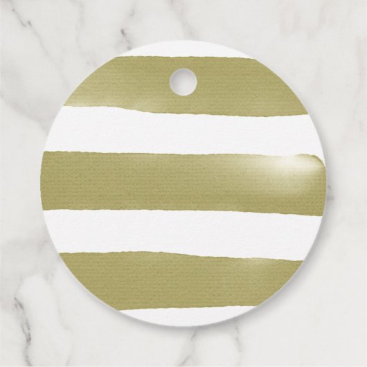 Baby shower abstracte Waterverf - Dierlijke afdruk Bedankjes Labels (Achterkant)