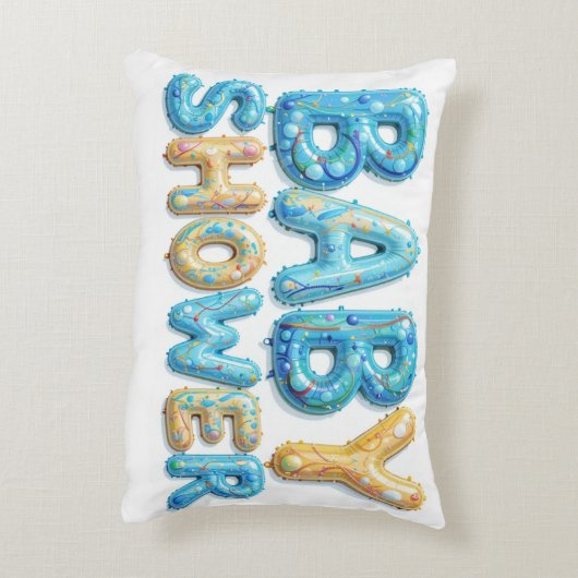 Baby shower accent kussen (Achterkant (Verticaal))