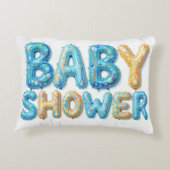 Baby shower accent kussen (Achterkant)