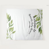 Baby shower achtergrond, foto prop, aangepaste bot wandkleed (Voorkant (horizontaal))