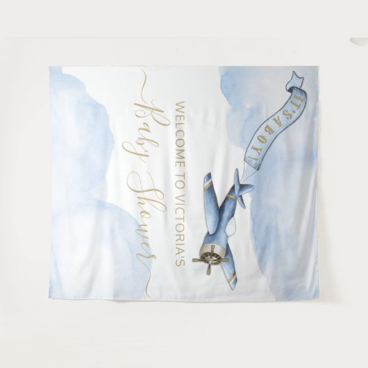  Baby shower achtergrond XL Wandkleed (Voorkant (horizontaal))