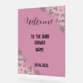 Baby shower-acrylteken acryl bord (Hoek)