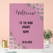 Baby shower-acrylteken acryl bord (Huwelijk)