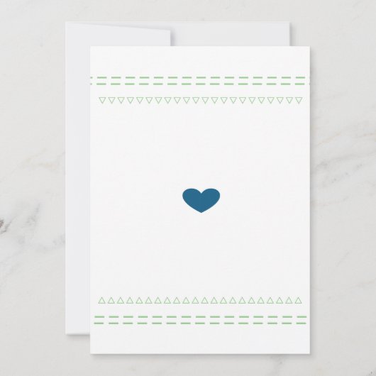 baby shower Advice Card Kaart (Achterkant)