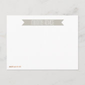 BABY SHOWER ADVICE-KAART ADVIESKAART (Achterkant)