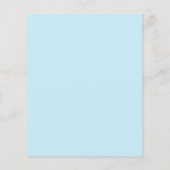 Baby shower Advice Kaart "Blue/Green Dolphin" (Achterkant)