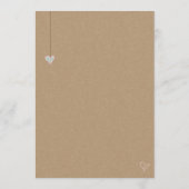 Baby shower Advice Kaart - Hangende kooien en pott (Achterkant)