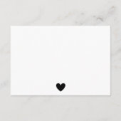 Baby shower advies en wensen informatiekaartje (Achterkant)