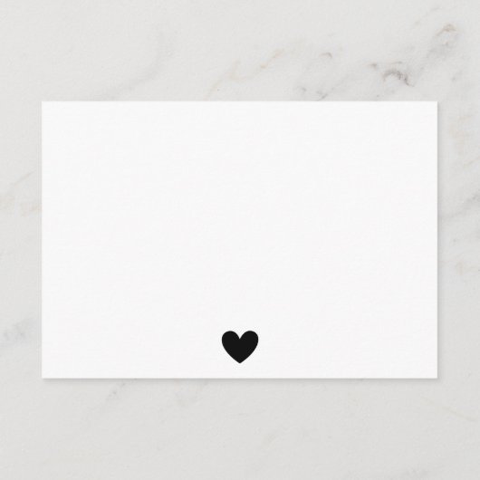 Baby shower advies en wensen informatiekaartje (Achterkant)