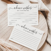 Baby shower Advies Kaart | Advies en wensen