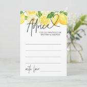 Baby shower Advies Kaart Baby shower Spelletjes Ci (Staand voorkant)