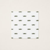 Baby shower advies Kaarten | Avontuur Vierkante Visitekaartjes (Achterkant)