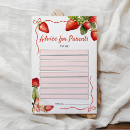 Baby shower advies Kaarten voor ouders-to-be