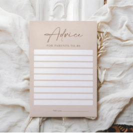 Baby shower advies Kaarten voor ouders-to-be