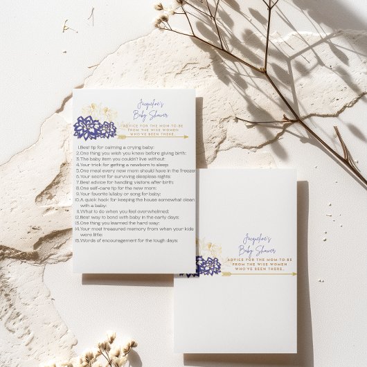 Baby shower Advies moeder om paarse thema te zijn Bedankkaart