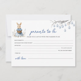 Baby shower advies voor de ouders Kaart