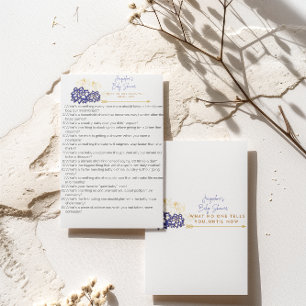 Baby shower Adviezen niemand vertelt je Game Kaart