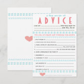baby shower Adviezenkaarten Kaart (Voorkant / Achterkant)